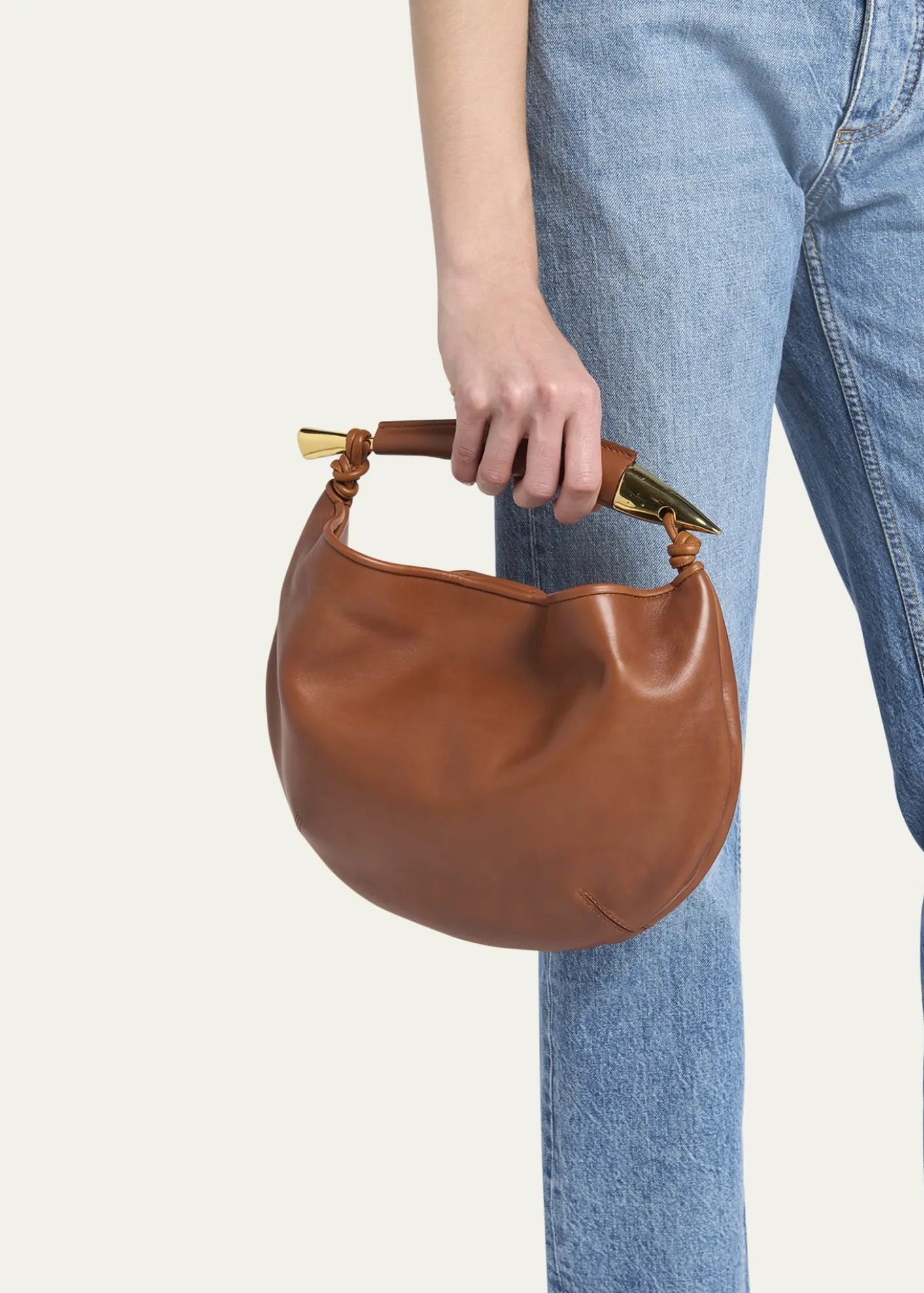Bottega VenetaSmall Sardine Leather Top-Handle Bag