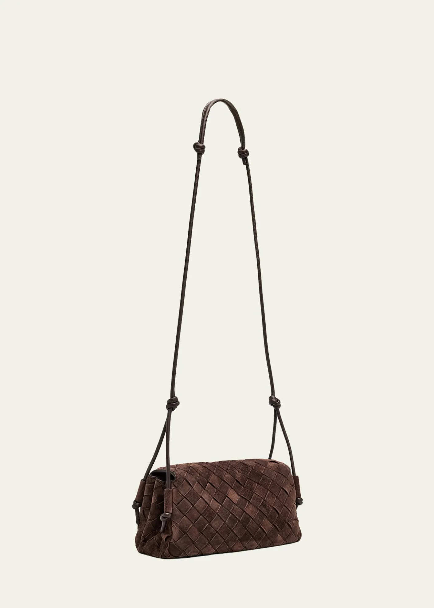 Bottega VenetaSmooth Suede Crossbody Bag