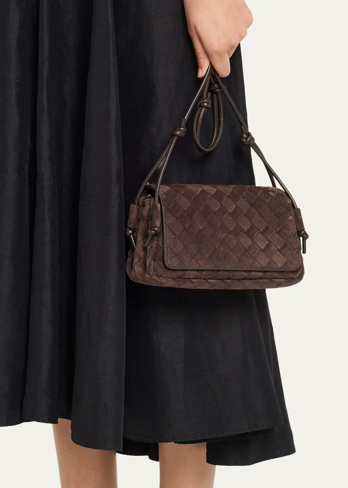 Bottega VenetaSmooth Suede Crossbody Bag