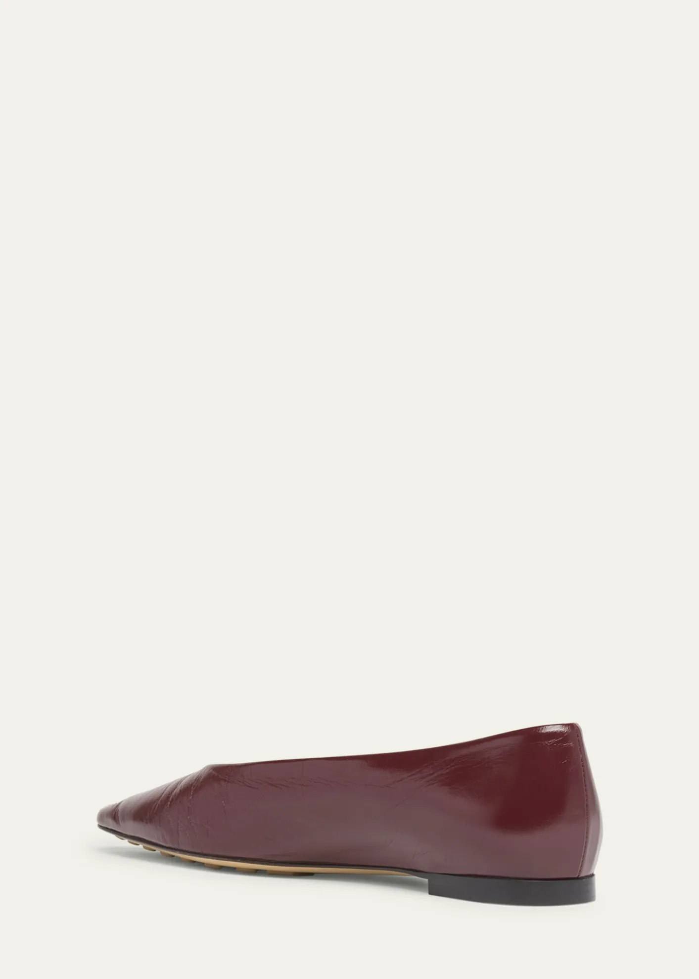 Bottega VenetaSofia Pointed Leather Ballet Flats