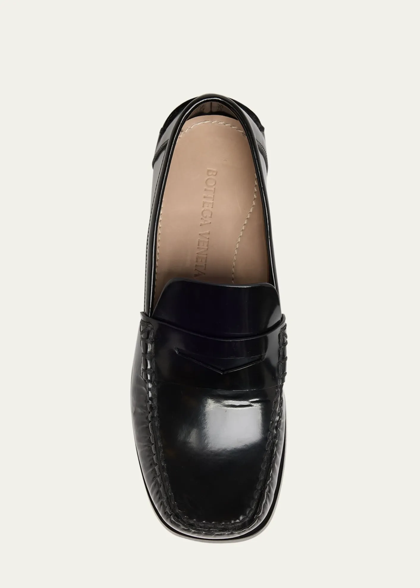 Bottega VenetaSoft Leather Penny Loafers