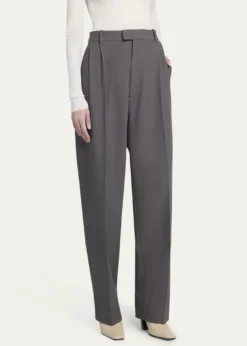 Bottega VenetaTapered Wool Stretch Tricotine Trousers