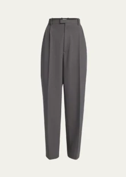 Bottega VenetaTapered Wool Stretch Tricotine Trousers