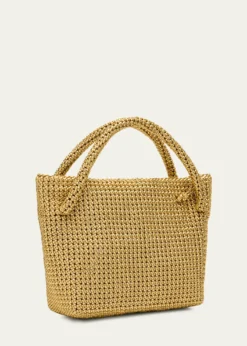 Bottega VenetaTosca Intreccio Leather Mini Top-Handle Bag