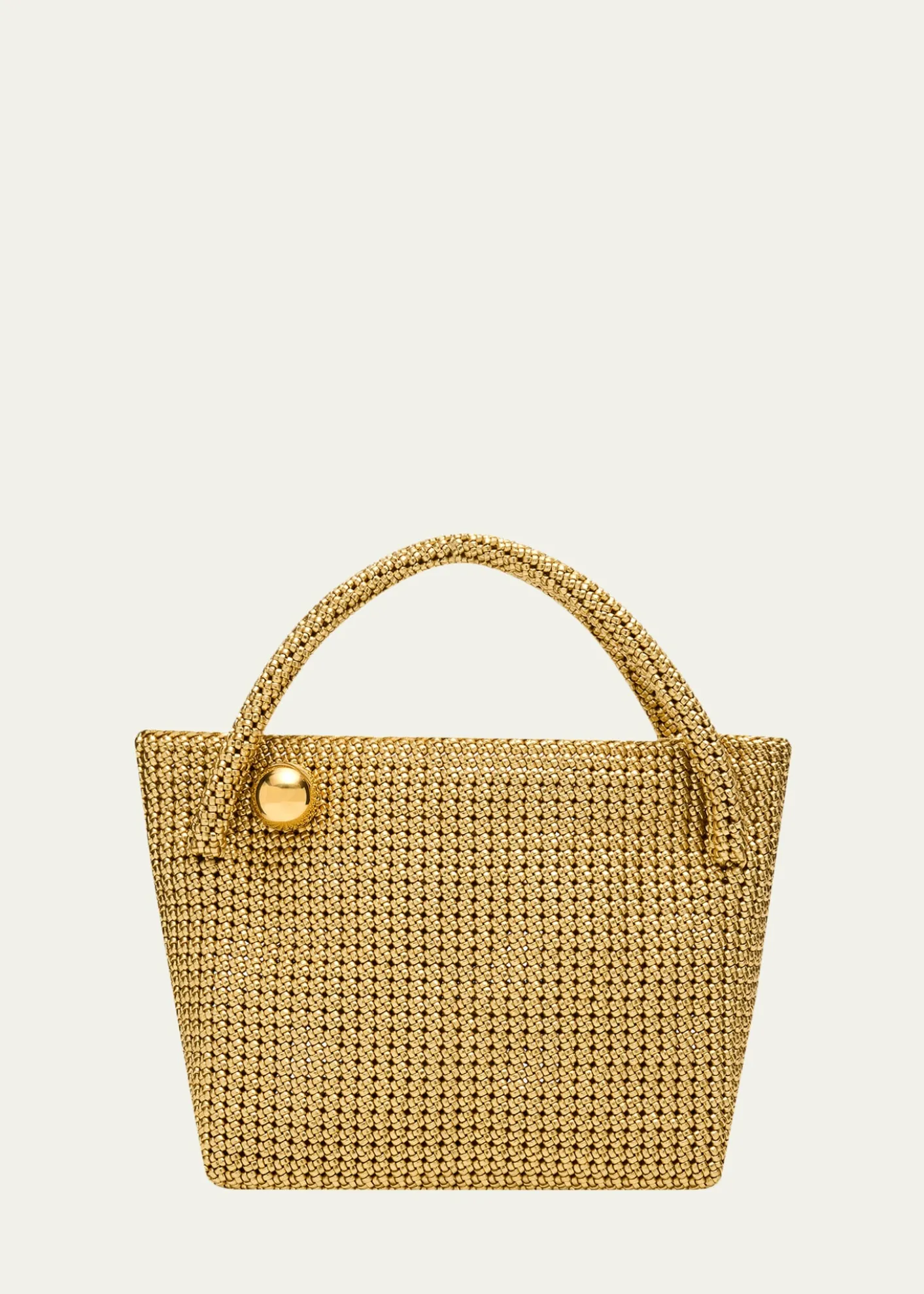 Bottega VenetaTosca Intreccio Leather Mini Top-Handle Bag