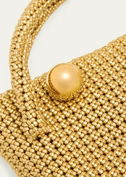 Bottega VenetaTosca Intreccio Leather Mini Top-Handle Bag