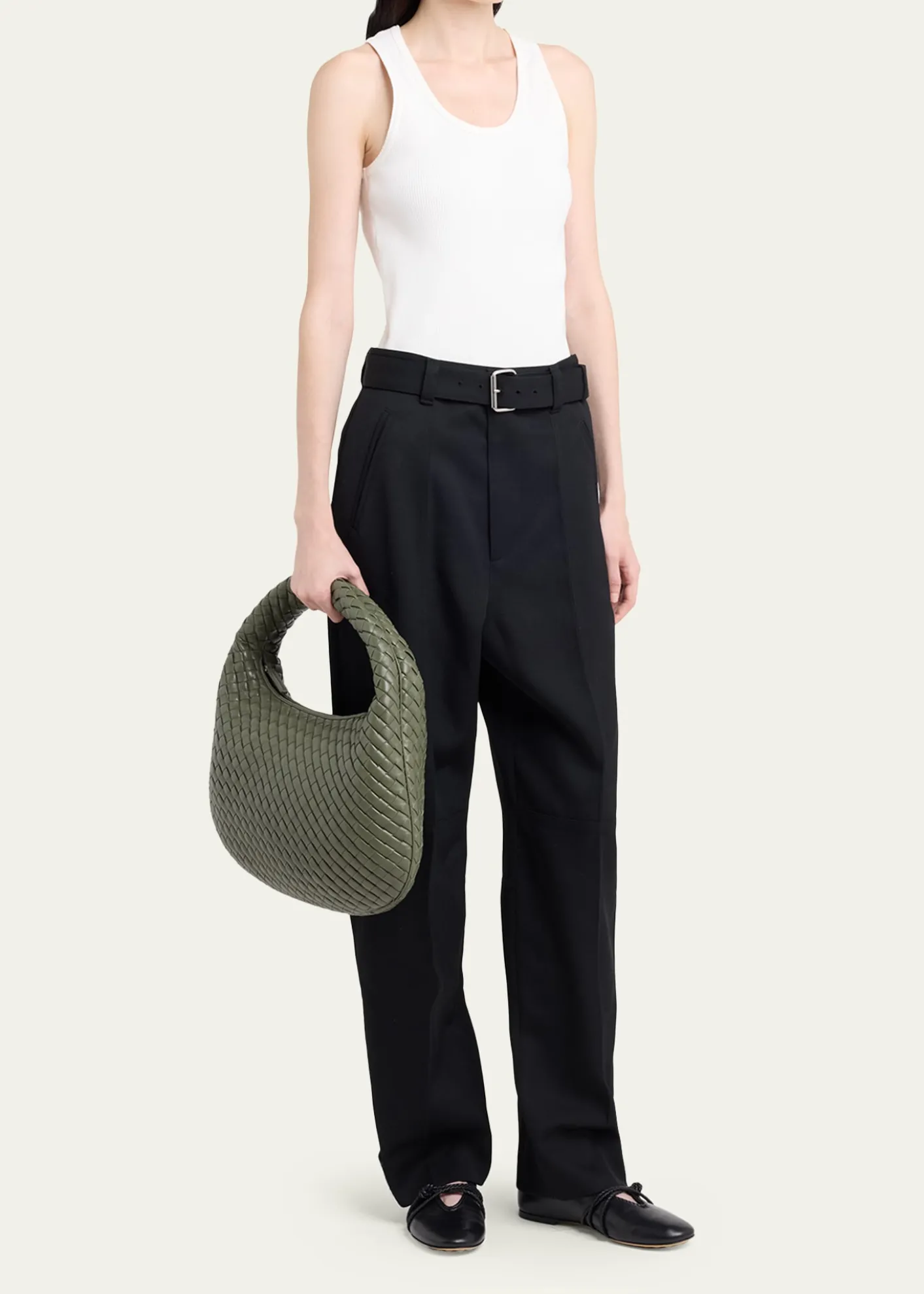 Bottega VenetaVeneta Medium Leather Hobo Bag