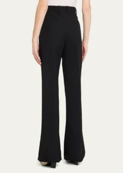 Bottega VenetaWool Twill Flare Trousers