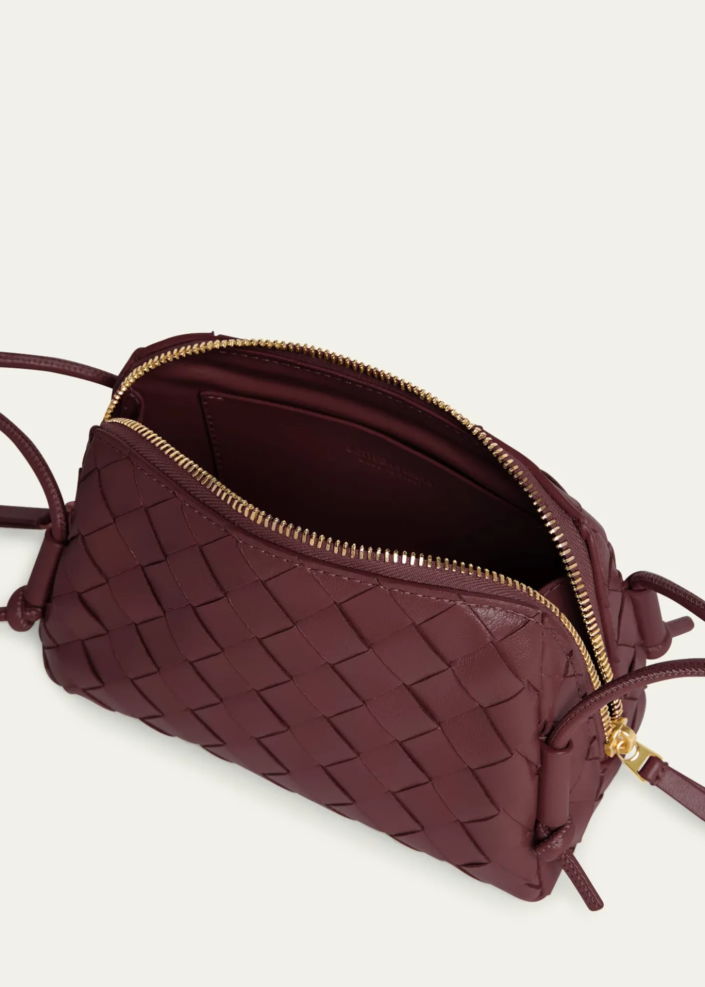 Bottega VenetaZip Leather Pouch Shoulder Bag