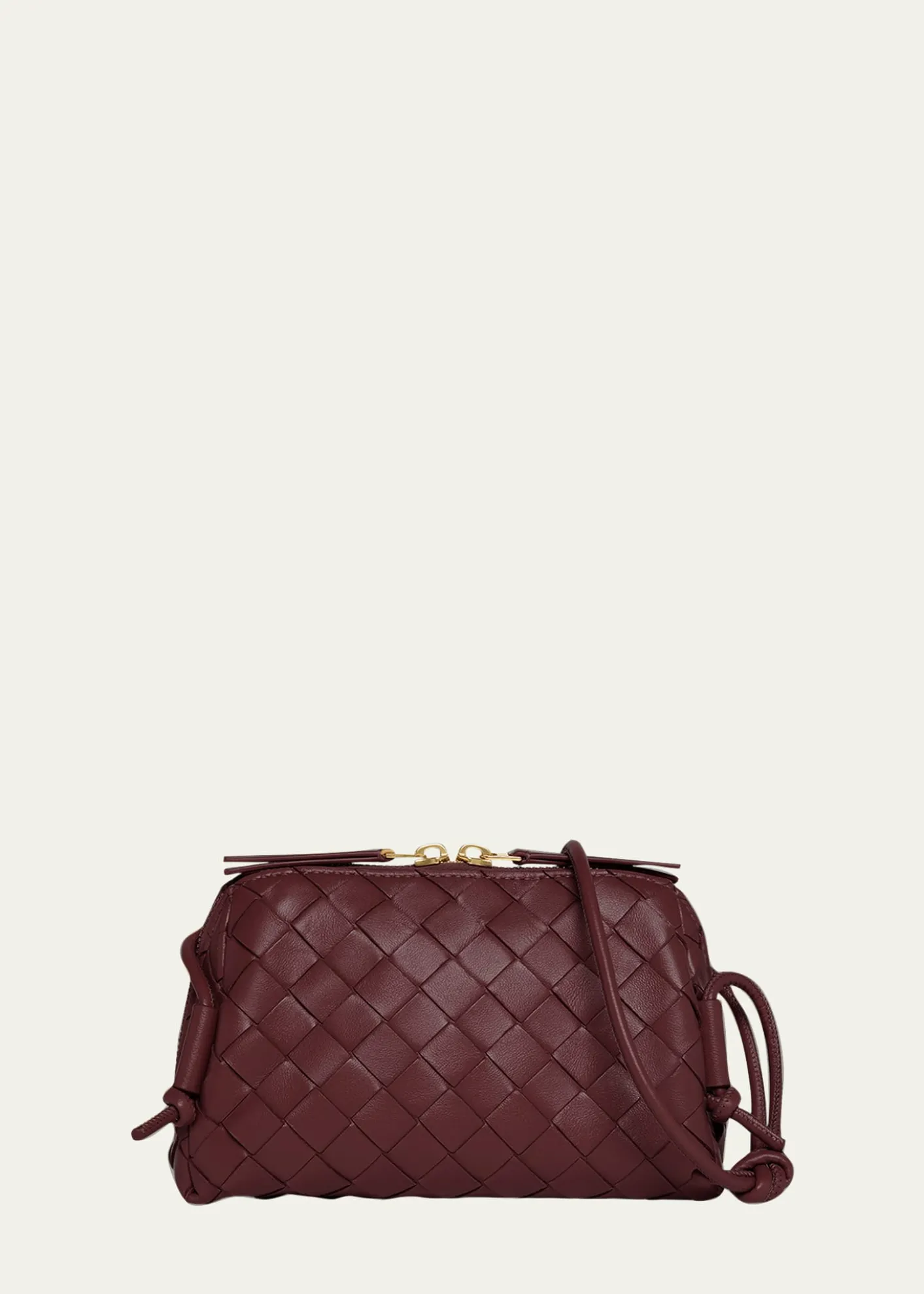 Bottega VenetaZip Leather Pouch Shoulder Bag