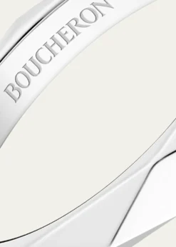 BoucheronFacette Medium Platinum Wedding Band Ring