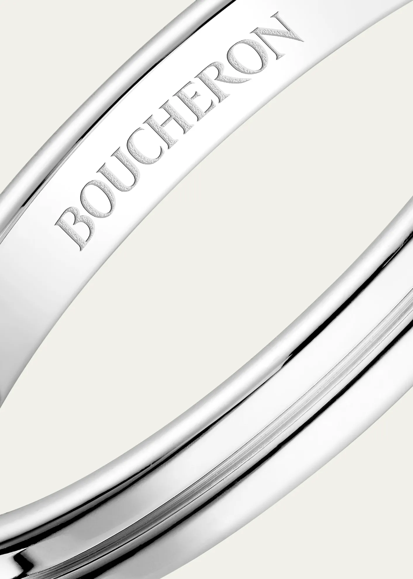 BoucheronGodron Small Platinum Wedding Band