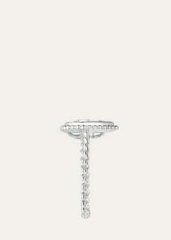 Boucheron18K White Gold Serpent Boheme Diamond Ring with S Motif
