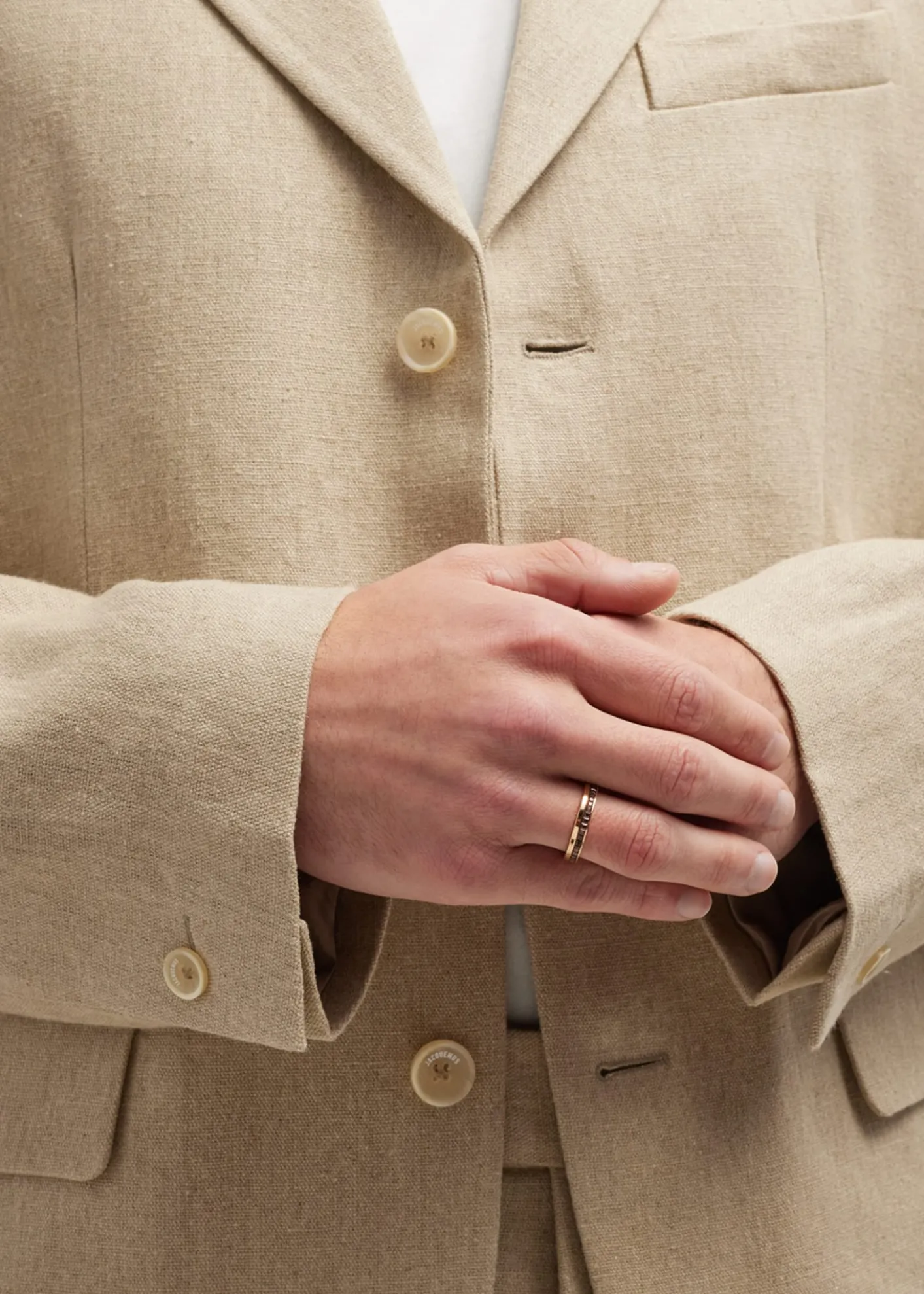 BoucheronQuatre 18K Rose Gold & Brown PVD Band Ring