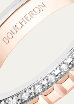 BoucheronRose Gold and White Gold Quatre Diamond Ring