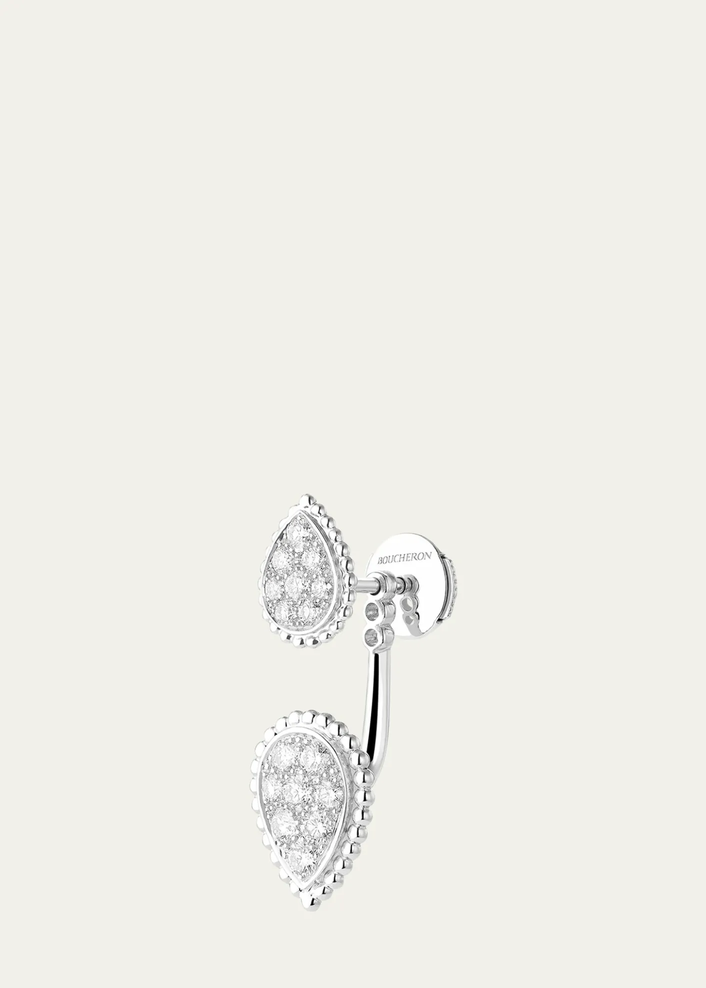 BoucheronSerpent Boheme Diamond Earring in White Gold, Single