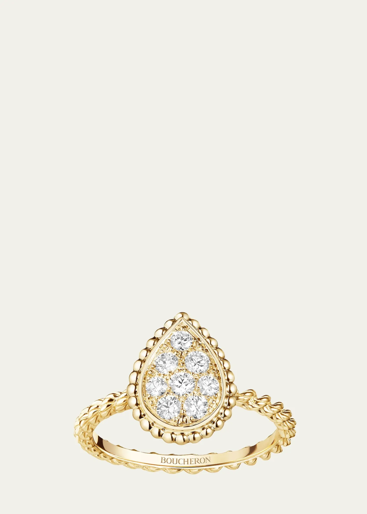 BoucheronSerpent Boheme S Motif Ring with Diamonds