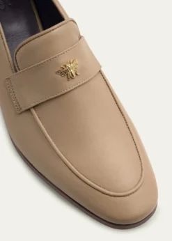 BougeotteCuban Block-Heel Leather Loafers