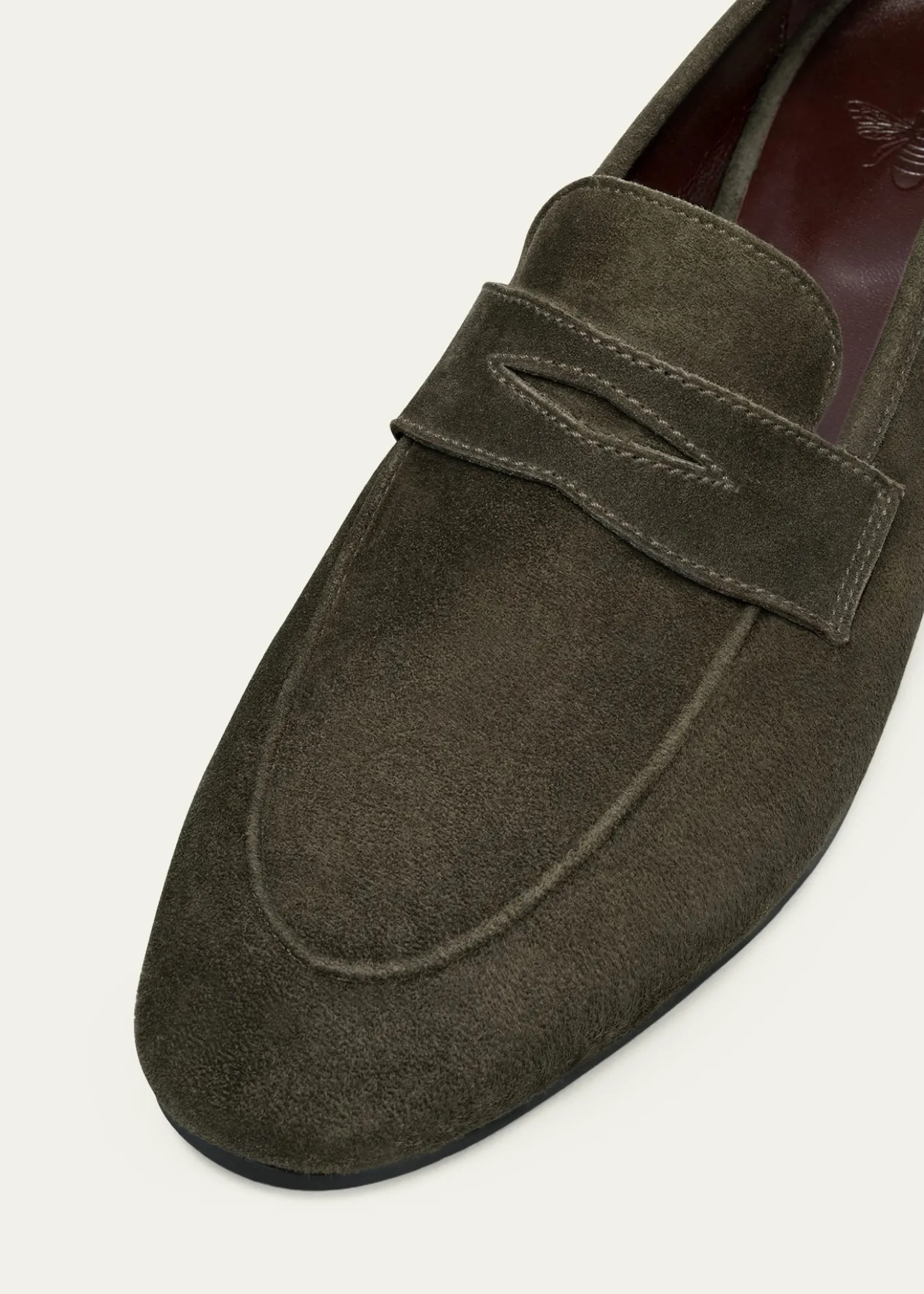 BougeotteFlaneur Suede Penny Loafers