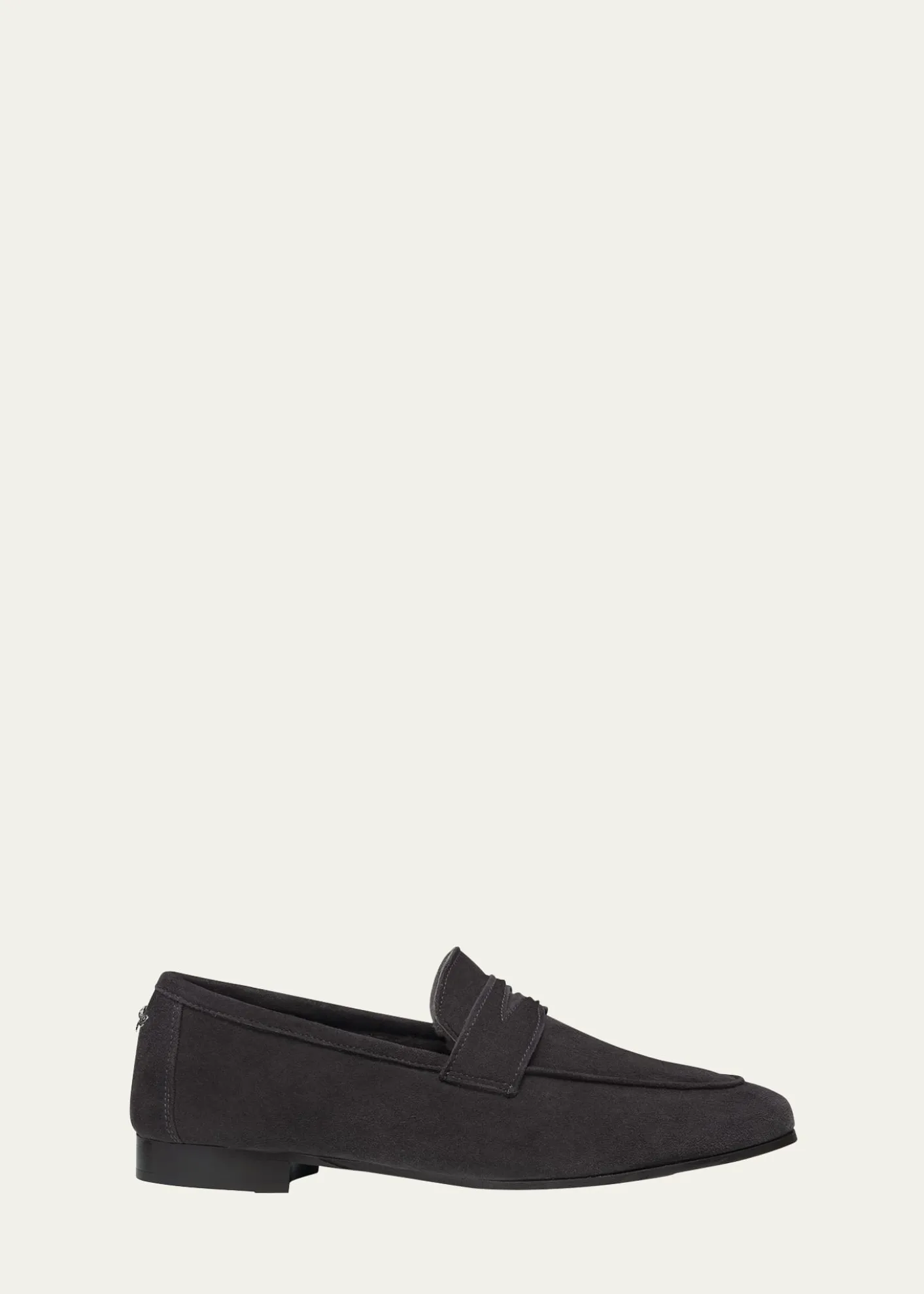 BougeotteFlaneur Suede Shearling Penny Loafers