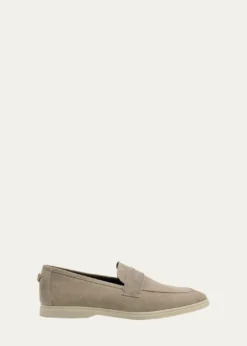 BougeotteSuede Casual Penny Loafers