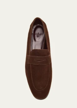 BougeotteSuede Penny Loafers
