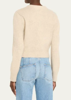 Brandon MaxwellSloane V-Neck Silk-Cashmere Cardigan