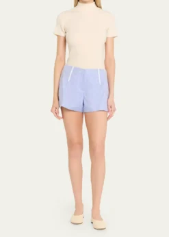Brandon MaxwellThe Cricket Bell Herringbone Shorts