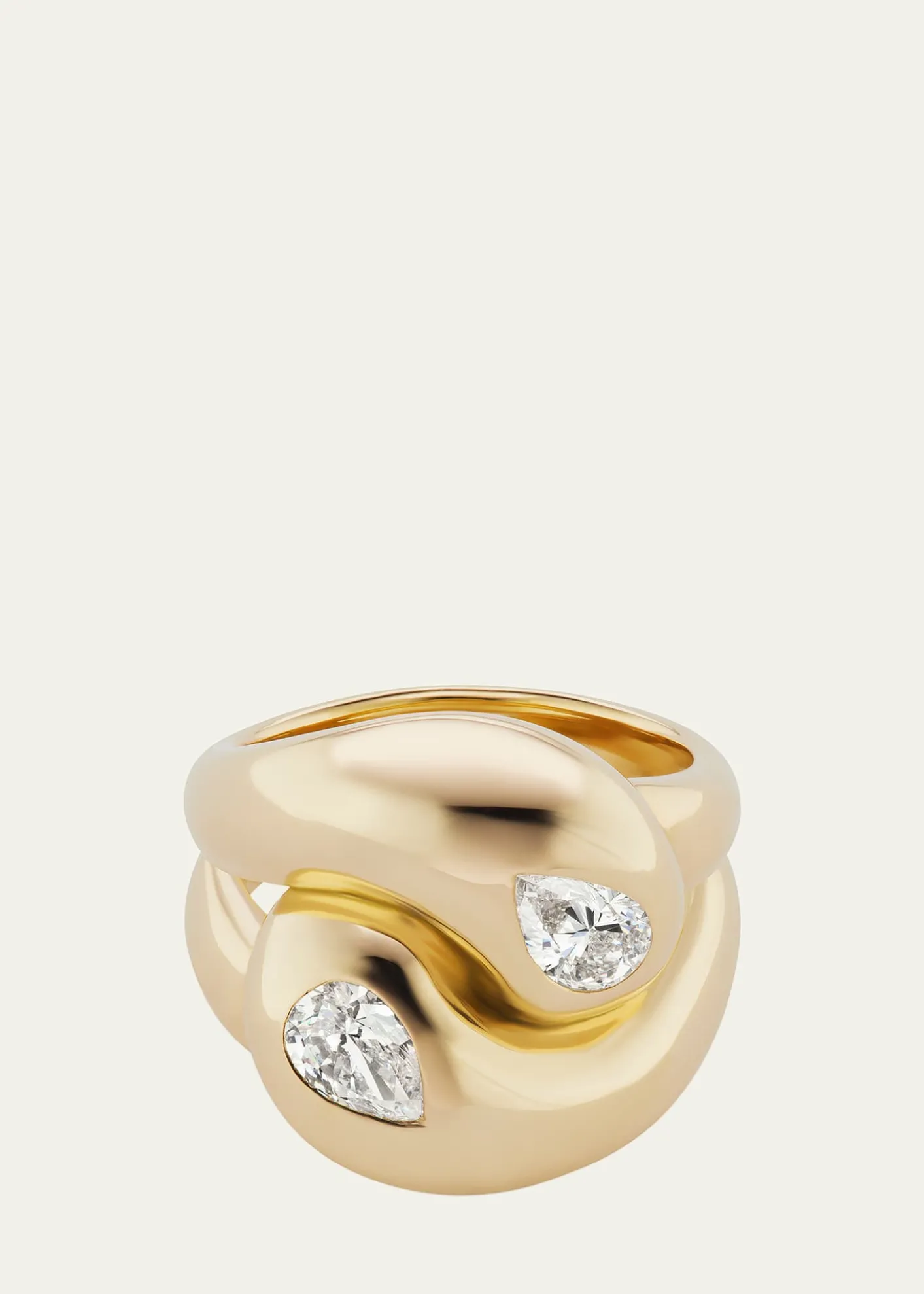 Brent NealePear Diamond Knot Ring