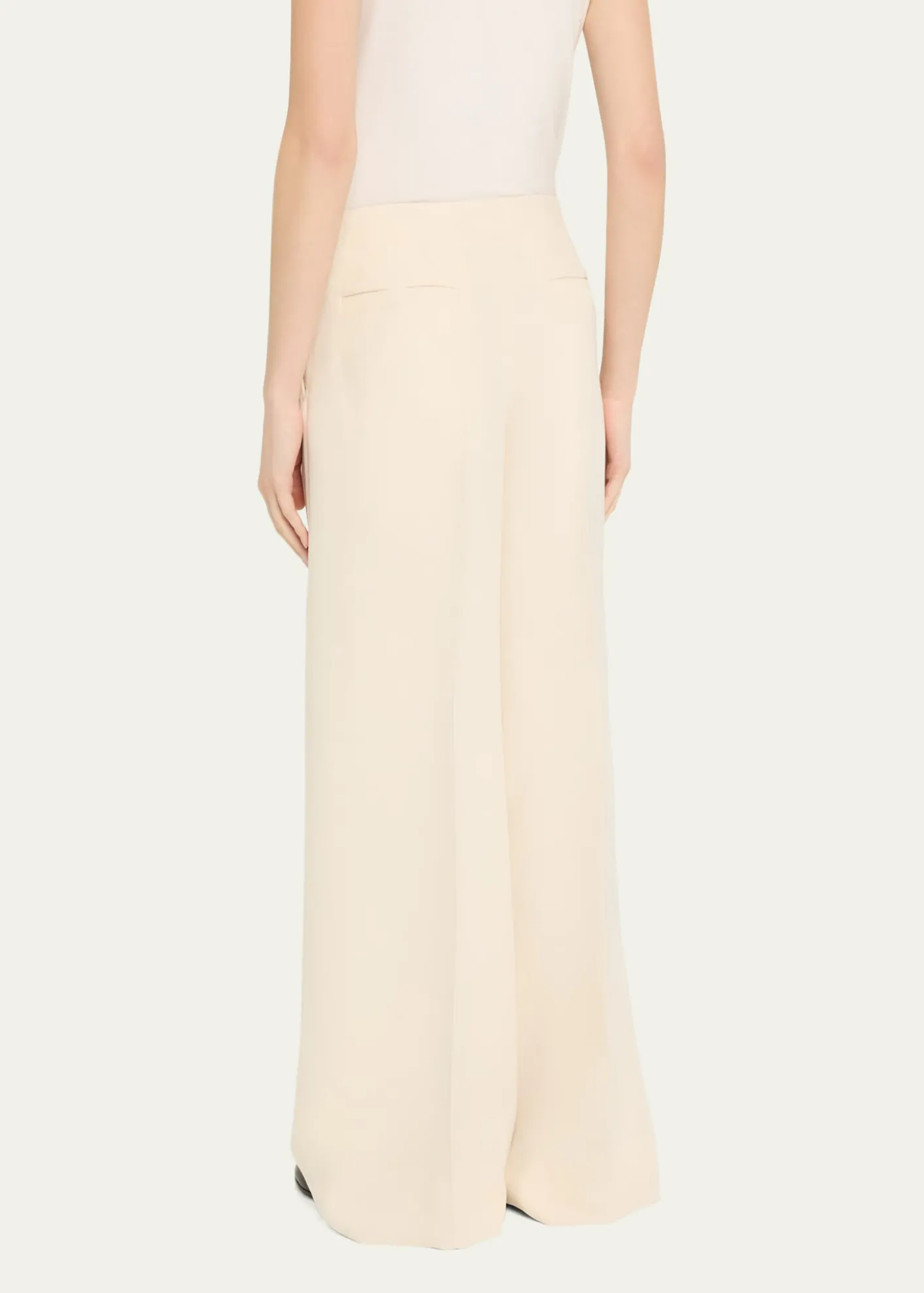 BrioniCamilla Wide Leg Silk Wool Trousers