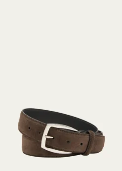 BrioniMen's Calf Suede Belt