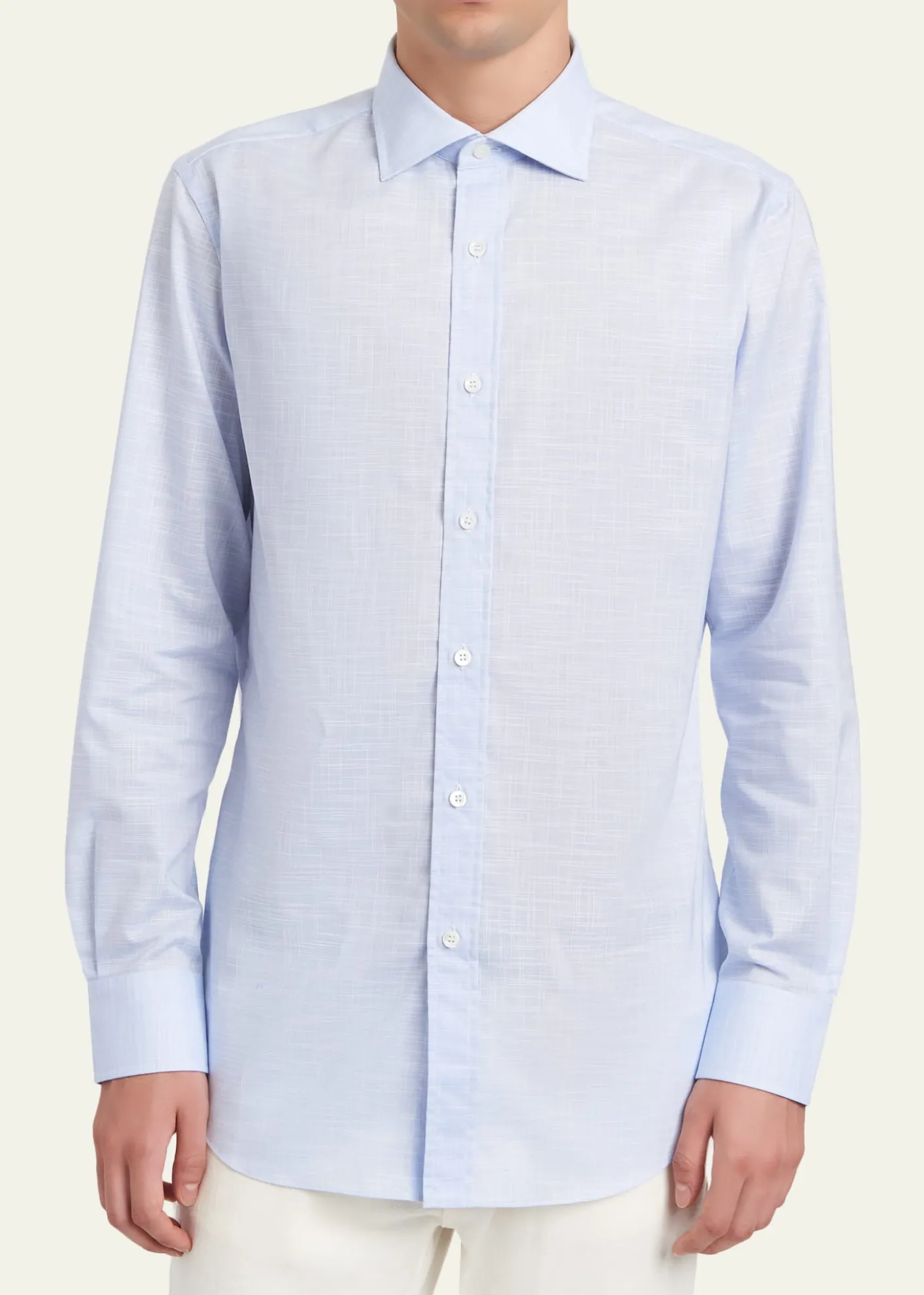 BrioniMen's Cotton Classic-Fit Sport Shirt
