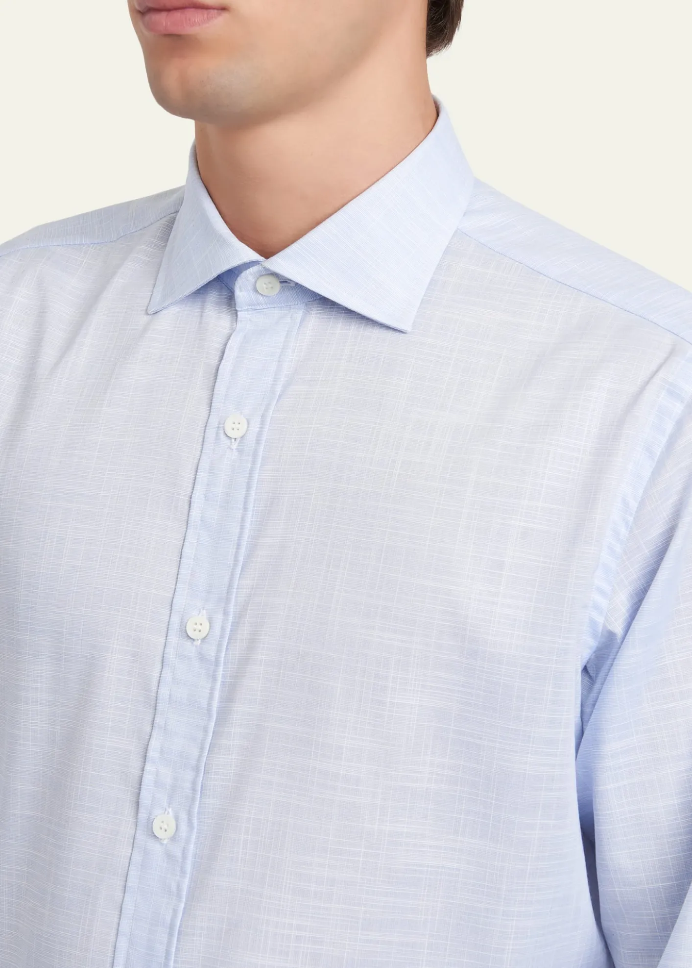 BrioniMen's Cotton Classic-Fit Sport Shirt