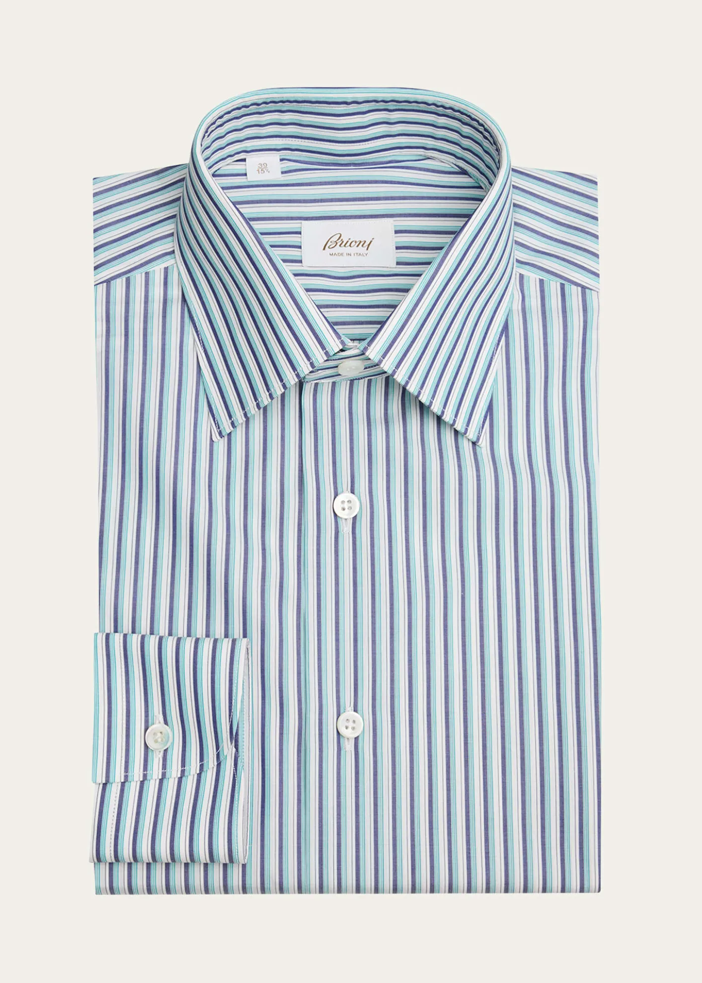 BrioniMen's Cotton Multi-Stripe Dress Shirt