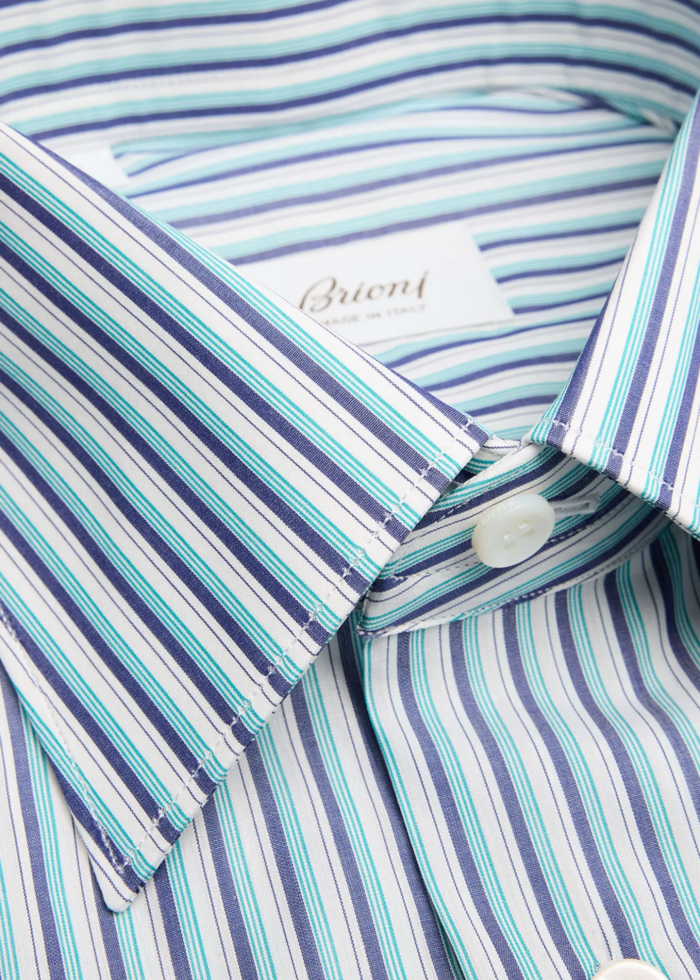 BrioniMen's Cotton Multi-Stripe Dress Shirt