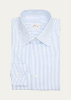 BrioniMen's Cotton Stripe Dress Shirt