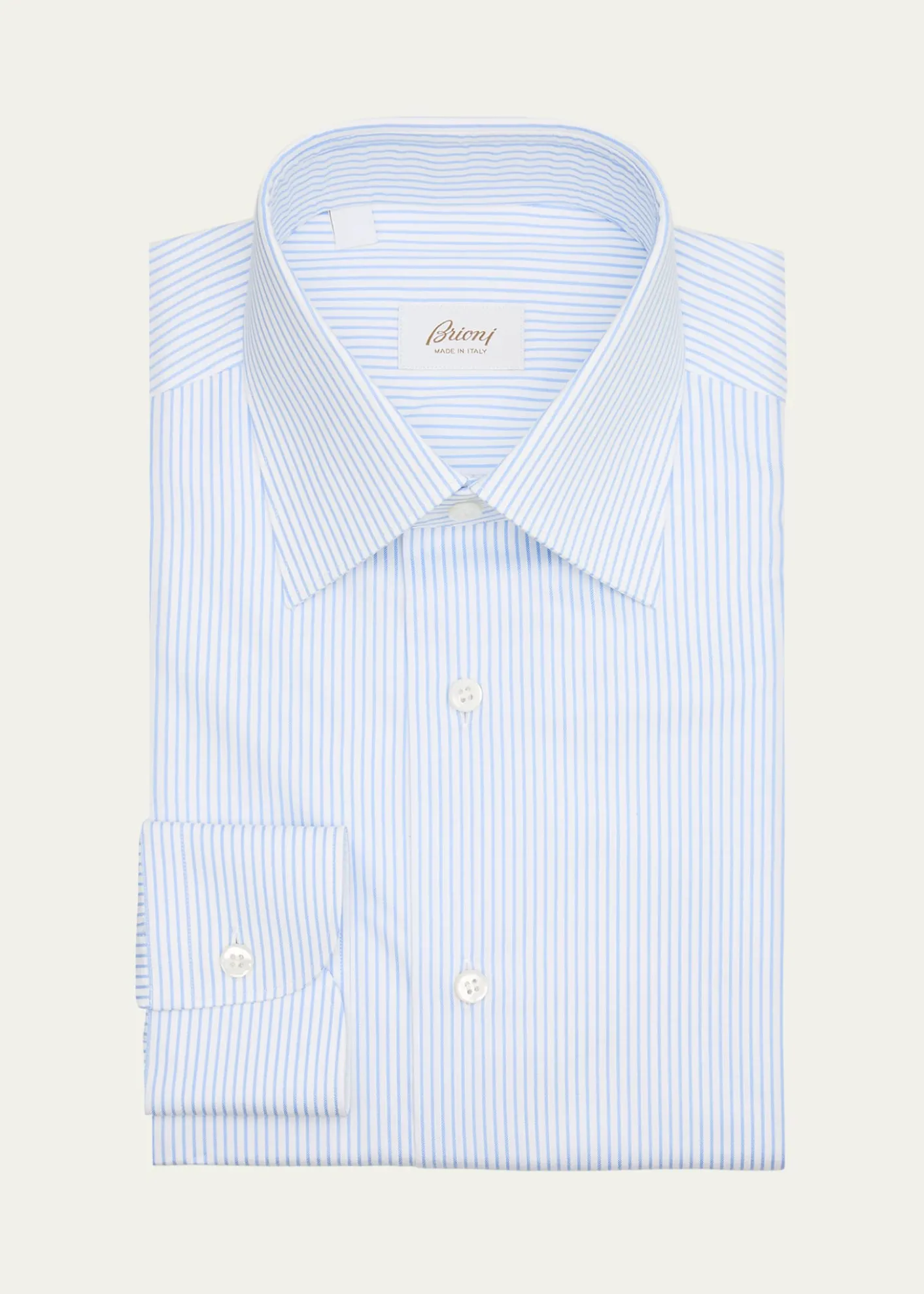 BrioniMen's Cotton Stripe Dress Shirt