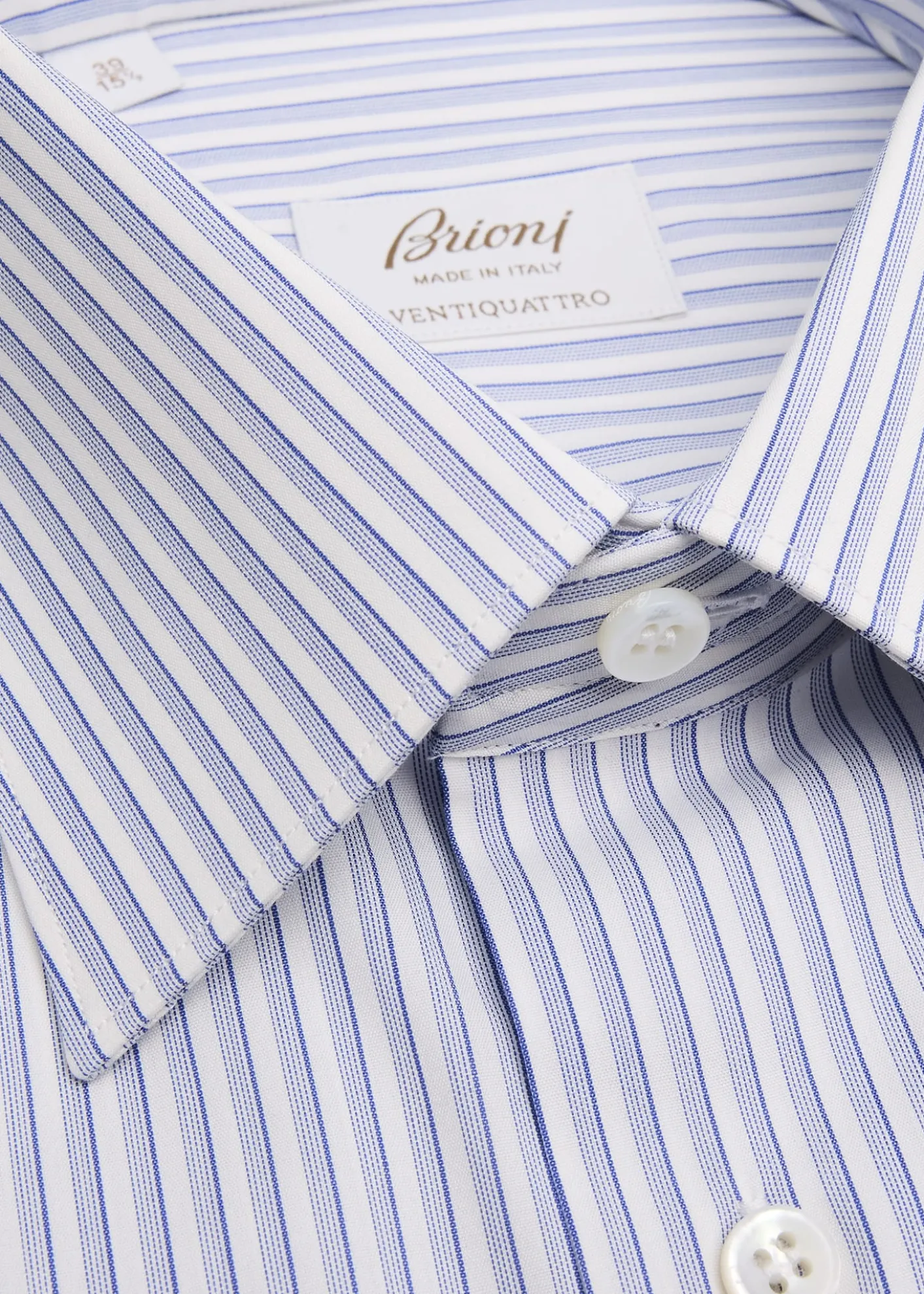 BrioniMen's Multi-Stripe Ventiquattro Cotton Dress Shirt