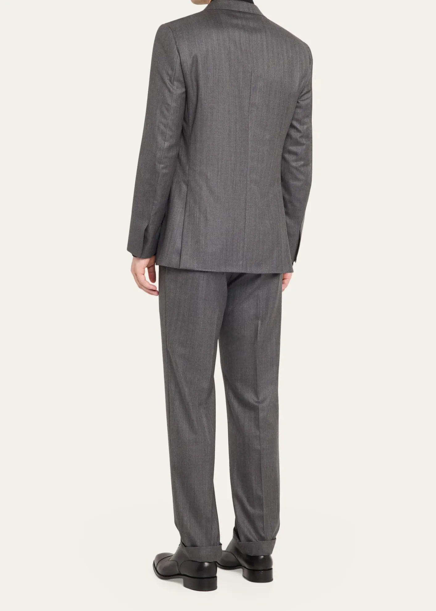 BrioniMen's Tonal Herringbone Wool-Silk Two-Piece Suit