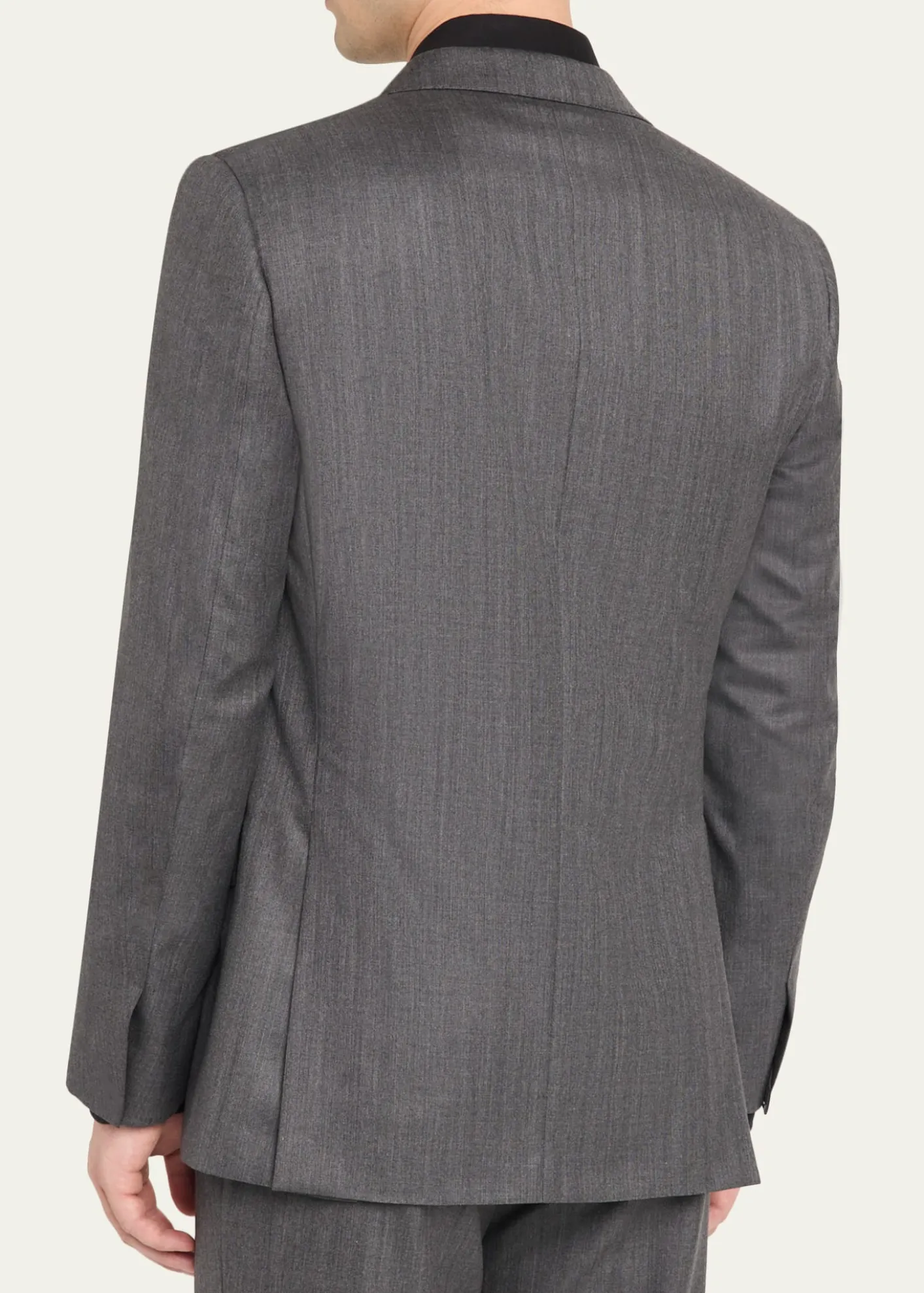 BrioniMen's Tonal Herringbone Wool-Silk Two-Piece Suit
