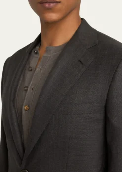 BrioniMen's Wool and Silk Sharkskin Two-Piece Suit