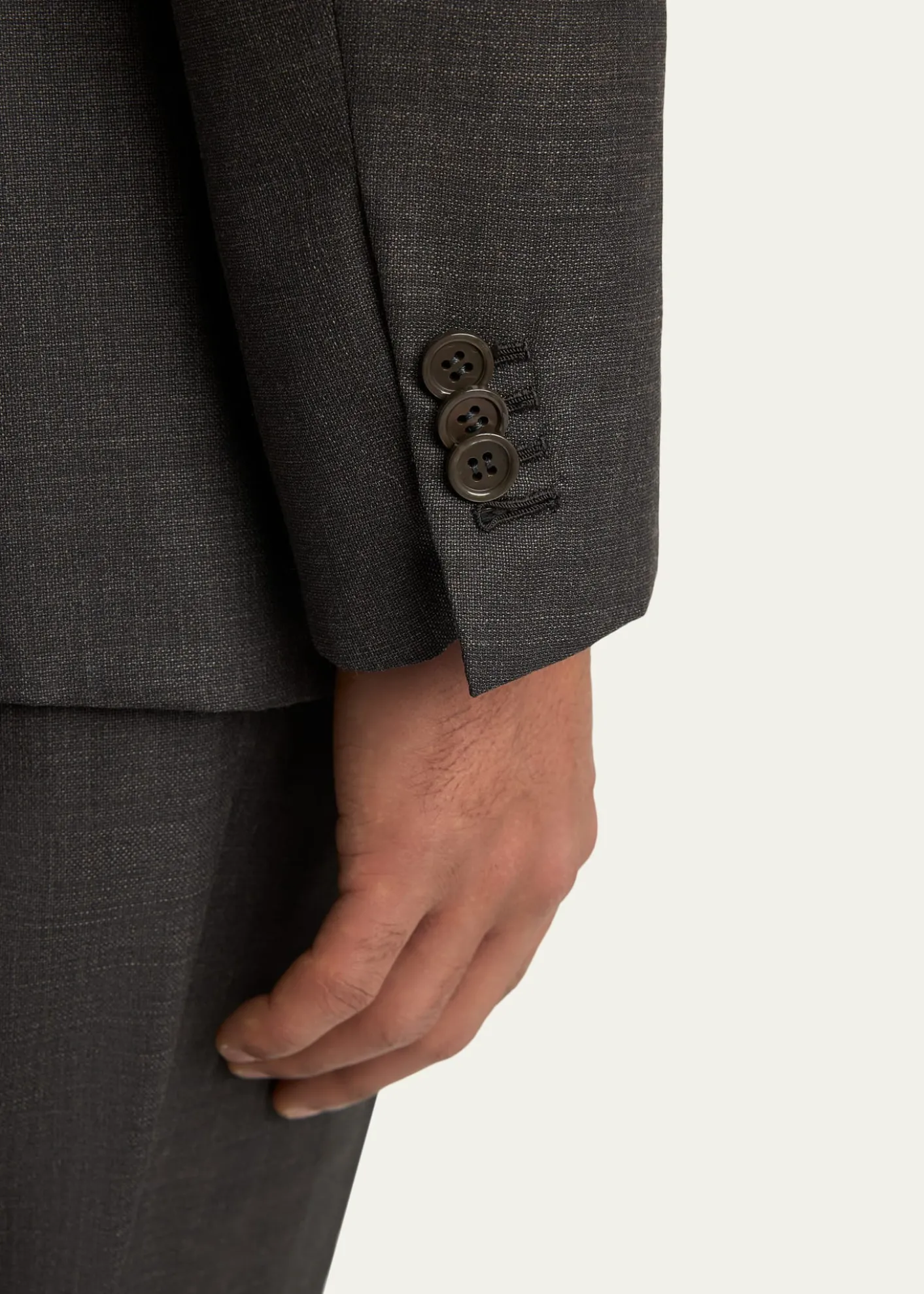 BrioniMen's Wool and Silk Sharkskin Two-Piece Suit