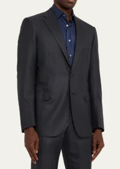 BrioniMen's Wool and Silk Tonal Check Two-Piece Suit
