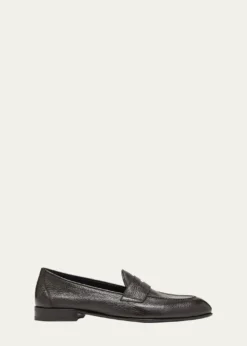 BrioniMen's Appia Deerskin Penny Loafers