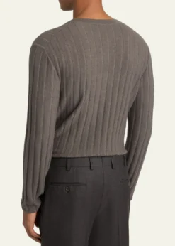 BrioniMen's Cashmere/Silk Henley Sweater