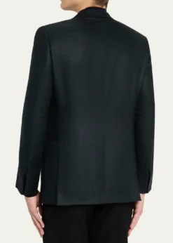 BrioniMen's Cashmere Tonal Plaid Single-Breasted Sport Coat