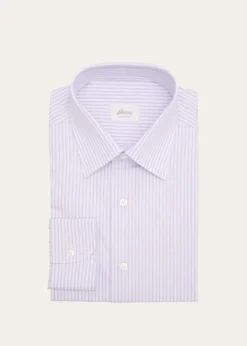 BrioniMen's Cotton Stripe Dress Shirt
