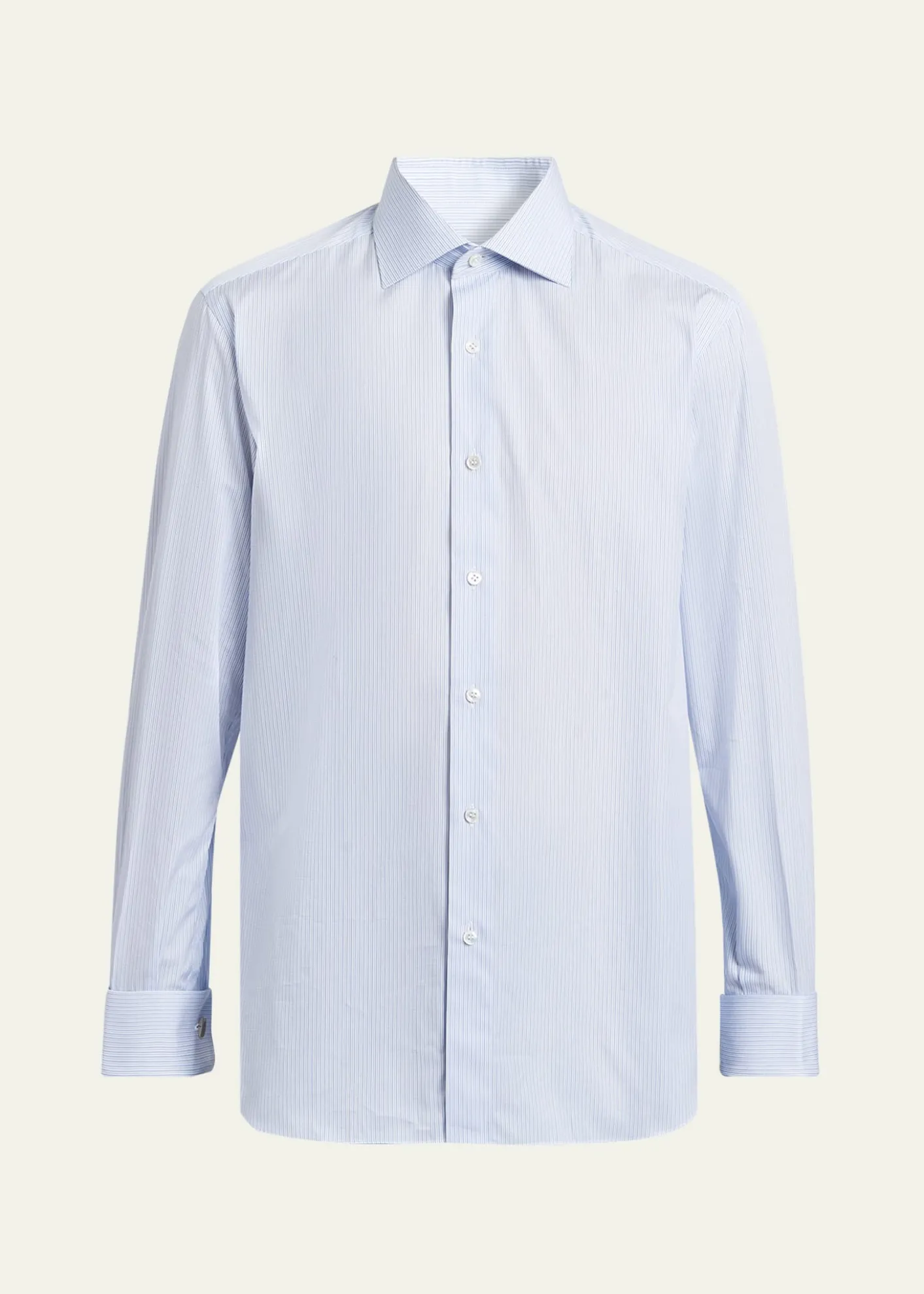 BrioniMen's Fine-Stripe Cotton Sport Shirt
