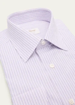 BrioniMen's Giza 45 Cotton Multi-Stripe Dress Shirt