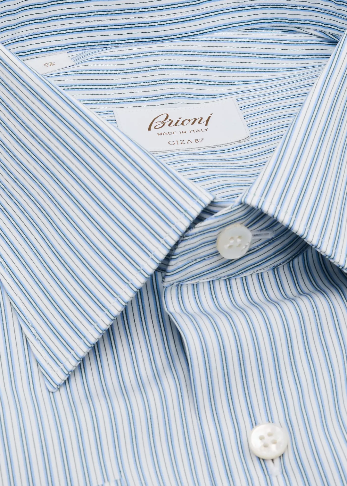 BrioniMen's Giza 87 Cotton Multi-Stripe Dress Shirt